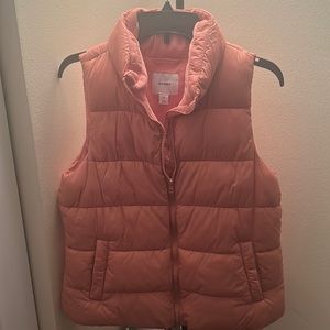Pink Puffer Vest (medium)